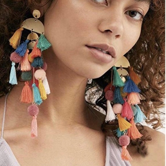 Irina tassel dangle earrings - Picture 6 of 7